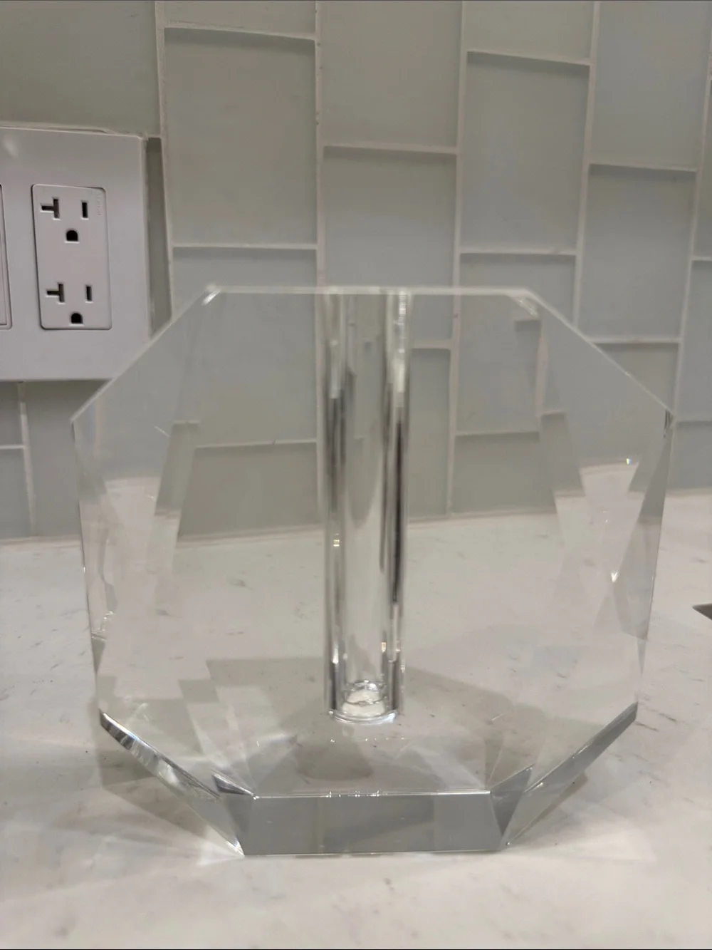 NEW Clear Crystal Vase